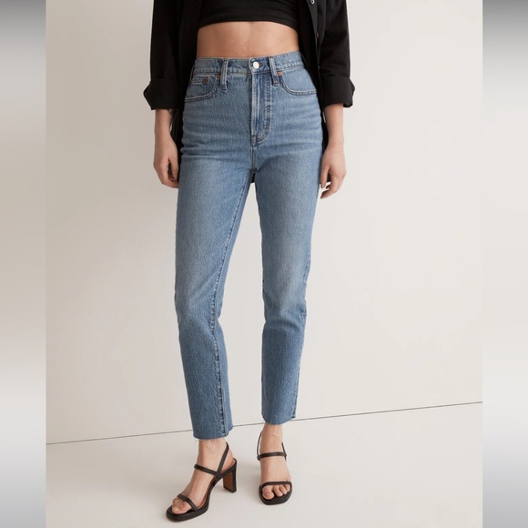✨MADEWELL✨The Perfect Vintage Jean in Earlside Wash: Raw-Hem Edition